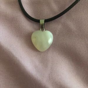 Natural stone pendent and chain